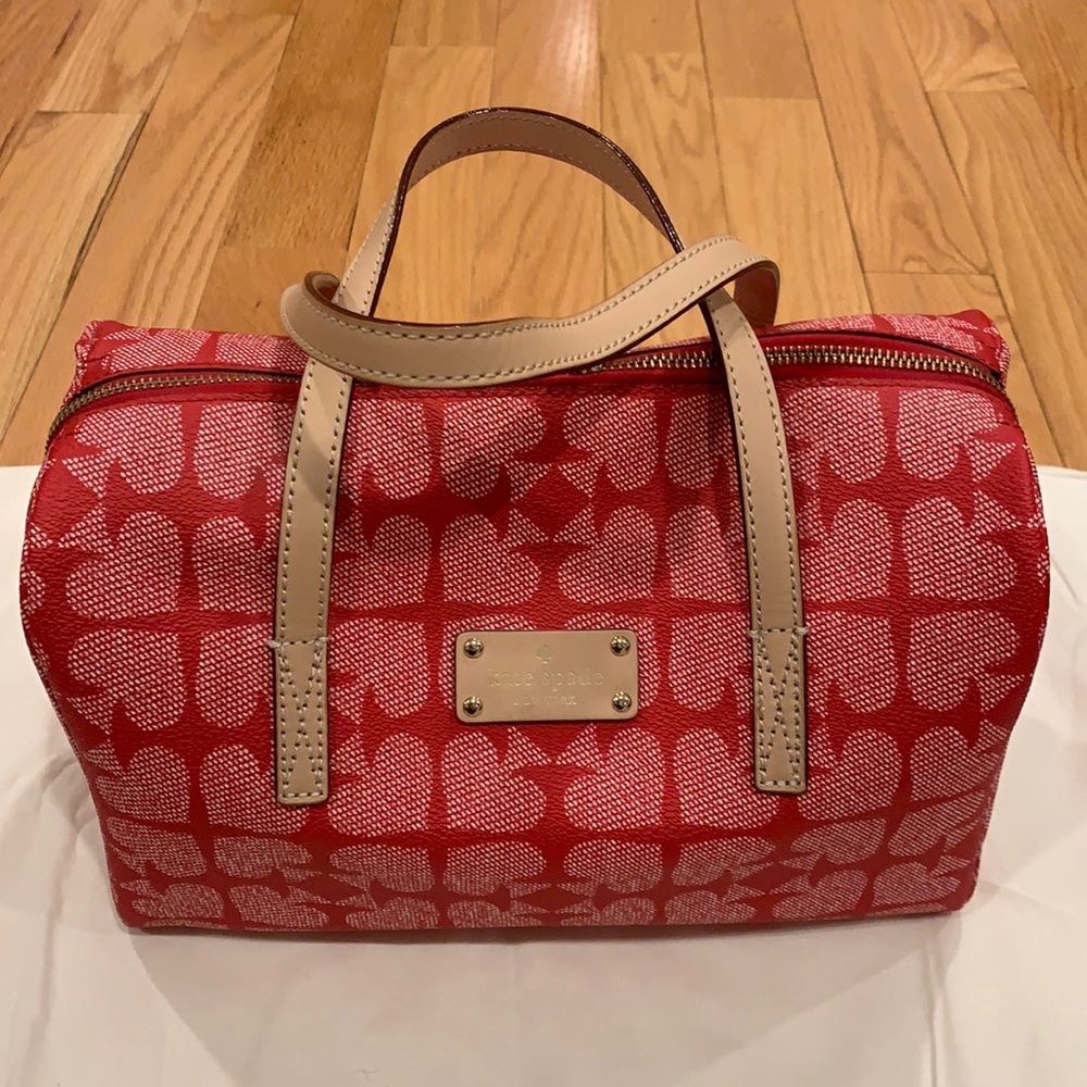 Vintage Kate Spade Duffel Like Medium Spades Bag